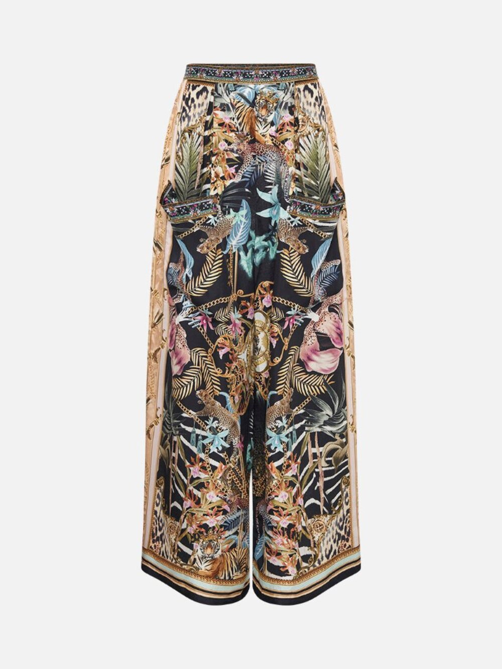 NWT Camilla Silk Wide Leg Pocket Trouser Child Of The Wild S $599 - Picture 6 of 8